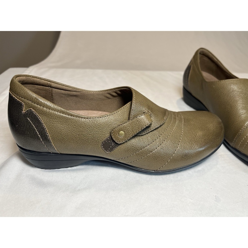 Dansko Franny Loafer Women's 7.5‎ 38EU Taupe/brown Nappa Leather Work Casual - Picture 3 of 6